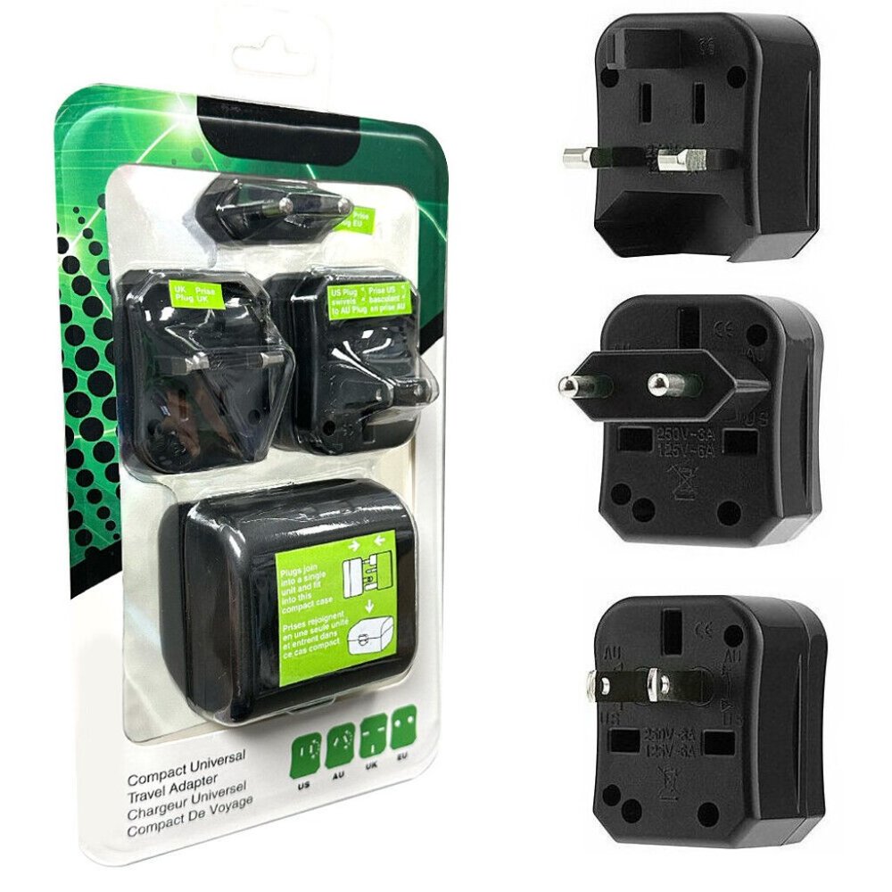 COPY - 4-in-1 Universal Power Adapter Wall Charger Socket Travel Plug Converter